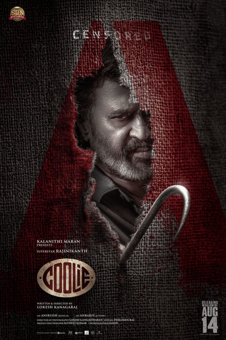 Rajinikanth Coolie movie poster
