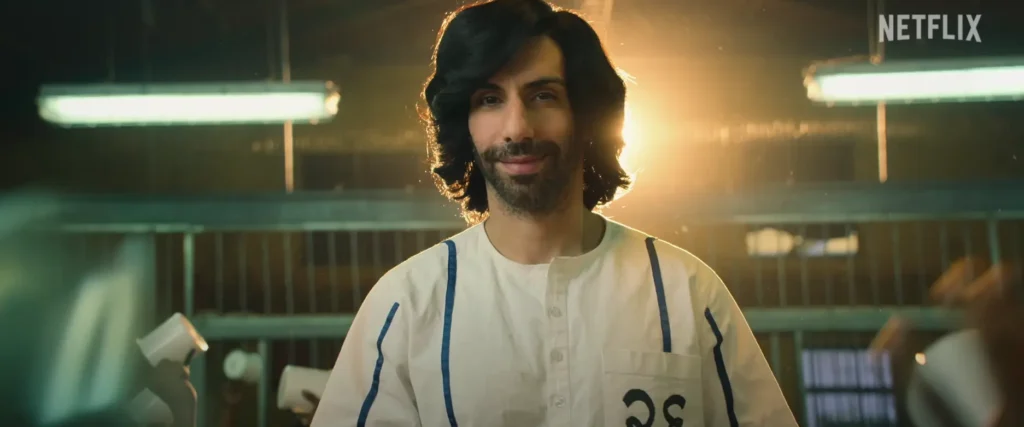 Jim Sarbh as Carl Bhojraj in Inspector Zende Netflix India