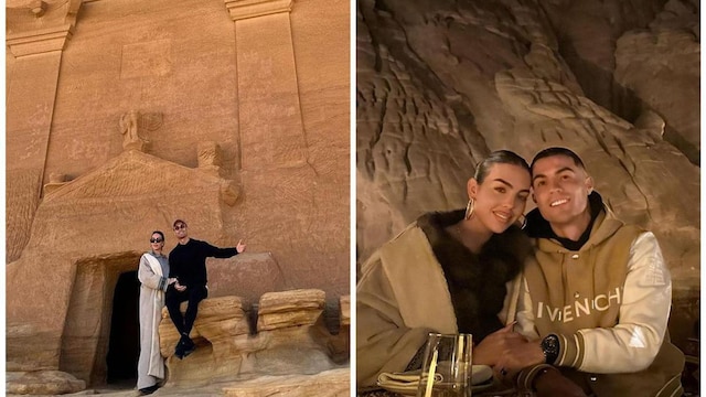 Cristiano Ronaldo and Georgina Rodriguez in Riyadh Saudi Arabia, adapting after engagement