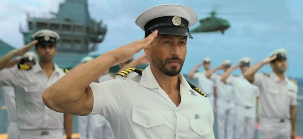 Tiger shroff in Navy Uniform Baaghi 4